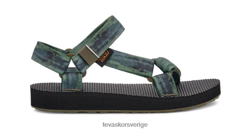 original universal tie-dye Teva NPL0DZ267 Skodon sorbet mörk oliv