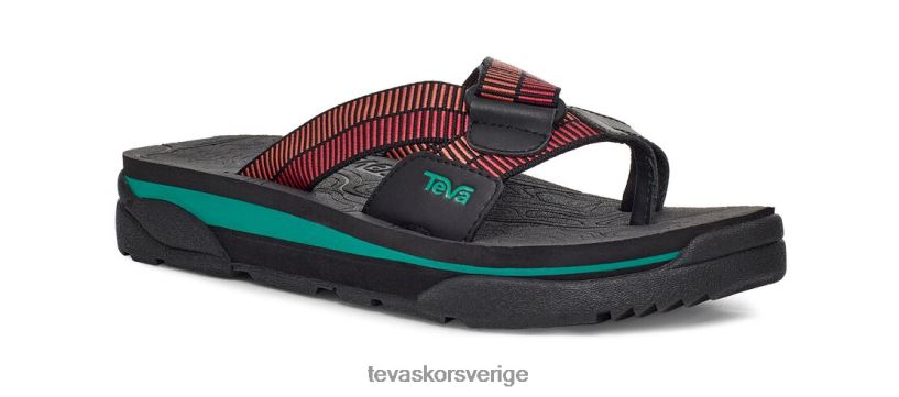 återuppliva 95 slide Teva NPL0DZ173 Skodon svart-roccoco röd