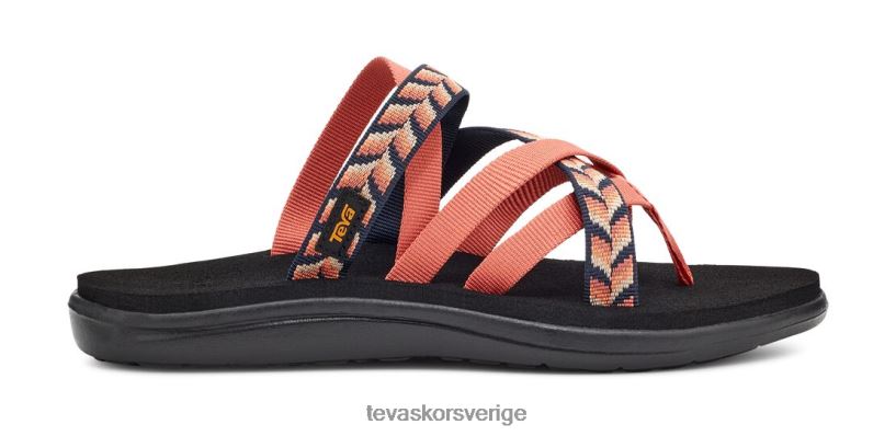 voya zillesa Teva NPL0DZ195 Skodon retro geometrisk orange