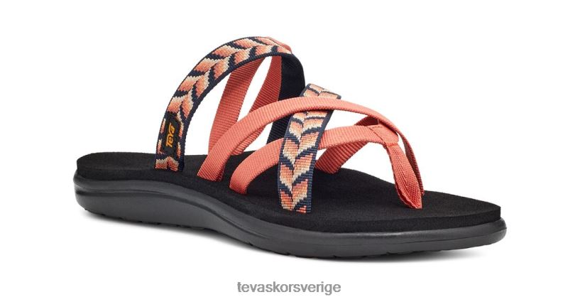 voya zillesa Teva NPL0DZ195 Skodon retro geometrisk orange