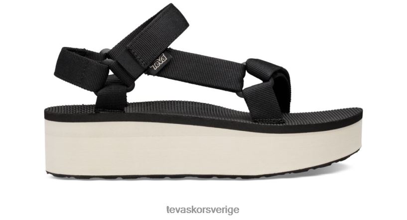 flatform universal Teva NPL0DZ116 Skodon svart-tan