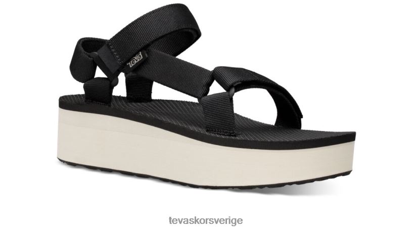 flatform universal Teva NPL0DZ116 Skodon svart-tan