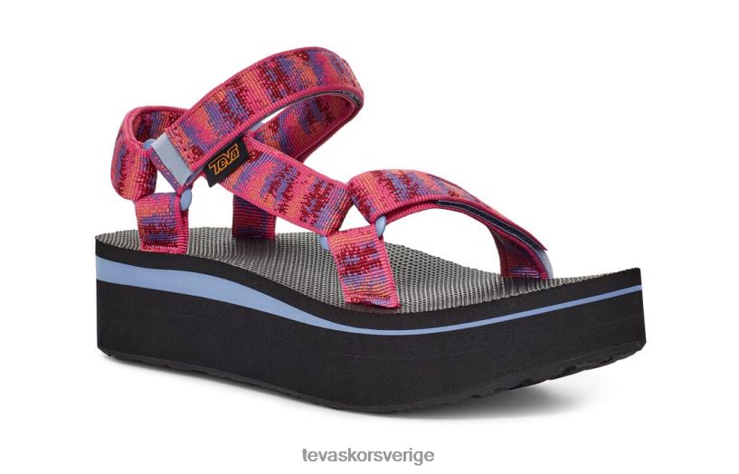 flatform universal Teva NPL0DZ119 Skodon iriserande fuchsia lila