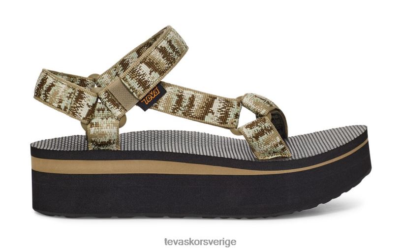 flatform universal Teva NPL0DZ121 Skodon iriserande oliv