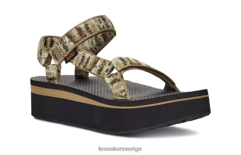 flatform universal Teva NPL0DZ121 Skodon iriserande oliv