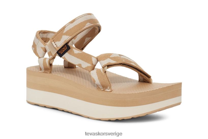 flatform universal Teva NPL0DZ485 Skodon brun-björk