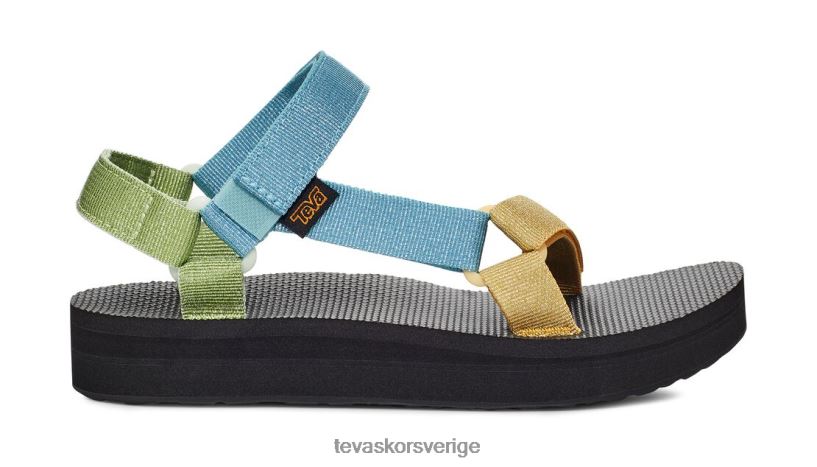 mellanform universell Teva NPL0DZ395 Skodon metallic blå multi