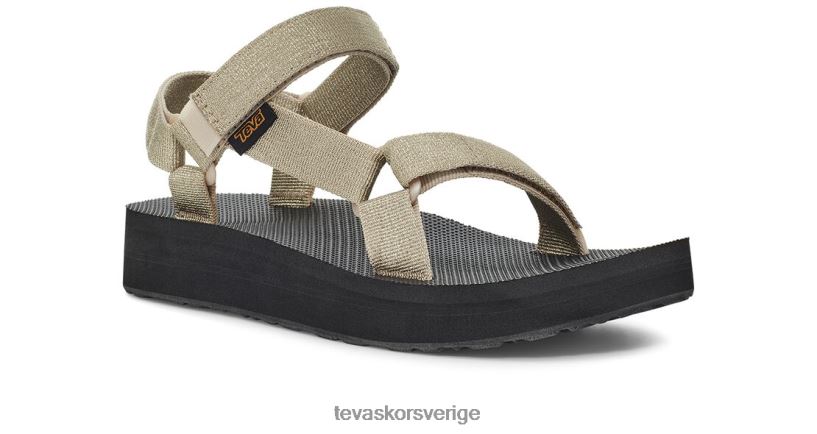 mellanform universell Teva NPL0DZ399 Skodon metallisk champagne