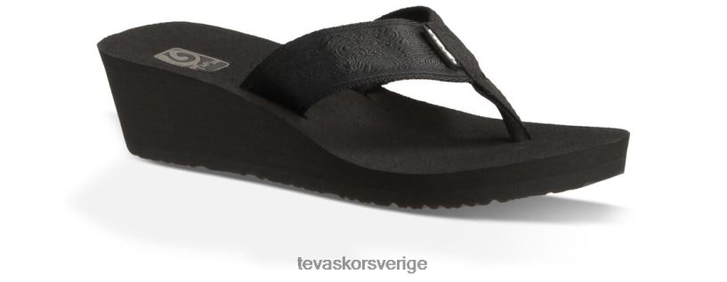 mush mandalyn wedge 2 Teva NPL0DZ113 Skodon motiv svart ut