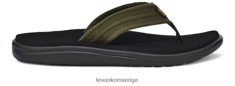 voya canvas flip Teva NPL0DZ437 Skodon mörk oliv