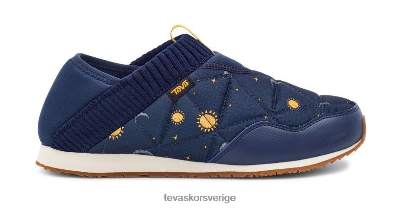 minns sol och måne Teva NPL0DZ66 Skodon sol och måne insignier blå