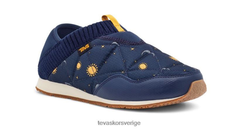 minns sol och måne Teva NPL0DZ66 Skodon sol och måne insignier blå
